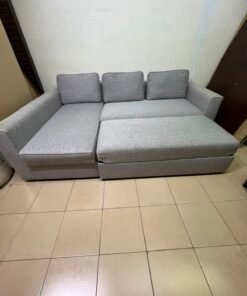 Modern Grey L-Shaped Sectional Sofa with Chaise Lounge – Spacious Fabric Couch for Apartments, Living Rooms & Studios - Image 7