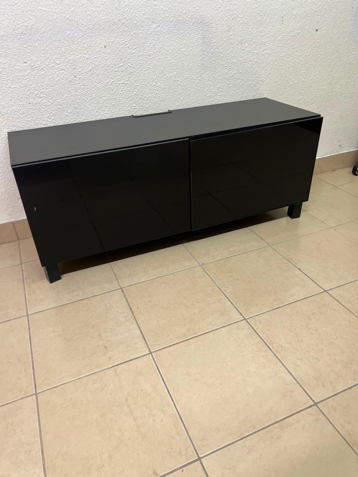 IKEA BESTÅ storage unit in glossy black - Image 2
