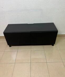 IKEA BESTÅ storage unit in glossy black - Image 3