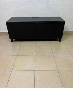 IKEA BESTÅ storage unit in glossy black - Image 8