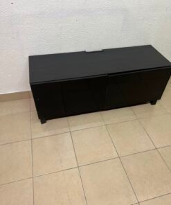 IKEA BESTÅ storage unit in glossy black - Image 9