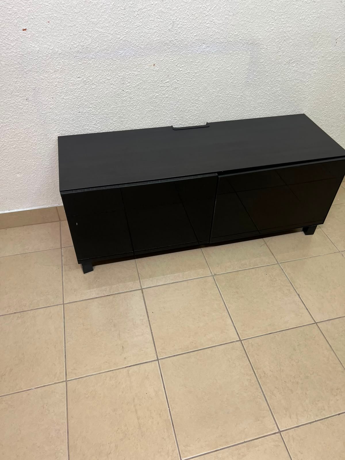 IKEA BESTÅ storage unit in glossy black - Image 9