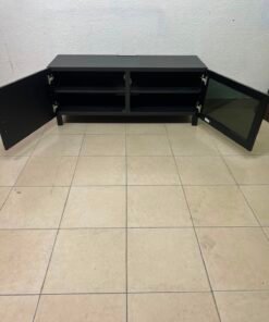 IKEA BESTÅ storage unit in glossy black - Image 10
