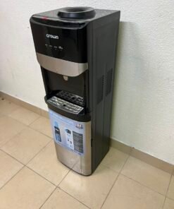 Crownline WD-194 Water Dispensing Unit, a standalone water cooler available in black and silver - Image 2