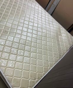 Complete Bed Set – Quilted Cream Mattress, Dark Grey Divan Base & Matching Tall Headboard - Image 3