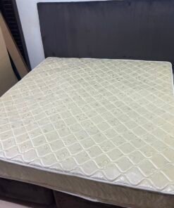 Complete Bed Set – Quilted Cream Mattress, Dark Grey Divan Base & Matching Tall Headboard - Image 6