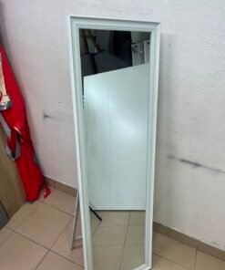 Modern White Full-Length Standing Mirror with Foldable Easel Stand – Rectangular Floor Mirror for Bedroom, Dressing Room & Hallway - Image 3