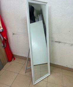 Modern White Full-Length Standing Mirror with Foldable Easel Stand – Rectangular Floor Mirror for Bedroom, Dressing Room & Hallway - Image 7