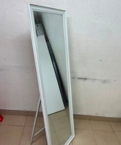 Modern White Full-Length Standing Mirror with Foldable Easel Stand – Rectangular Floor Mirror for Bedroom, Dressing Room & Hallway - Image 8