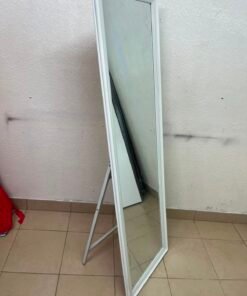 Modern White Full-Length Standing Mirror with Foldable Easel Stand – Rectangular Floor Mirror for Bedroom, Dressing Room & Hallway - Image 9