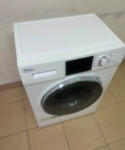 Terim Front-Loading Washing Machine – White Automatic Washer with Digital Display, Rotary Dial, & Large Glass Door - Image 6