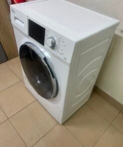 Terim Front-Loading Washing Machine – White Automatic Washer with Digital Display, Rotary Dial, & Large Glass Door - Image 7