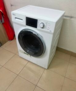 Terim Front-Loading Washing Machine – White Automatic Washer with Digital Display, Rotary Dial, & Large Glass Door - Image 8