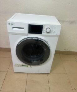 Terim Front-Loading Washing Machine – White Automatic Washer with Digital Display, Rotary Dial, & Large Glass Door - Image 9