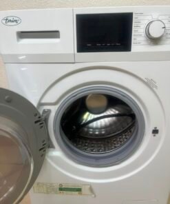 Terim Front-Loading Washing Machine – White Automatic Washer with Digital Display, Rotary Dial, & Large Glass Door - Image 10