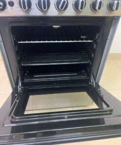 Midea Freestanding 4-Burner Gas Cooker with Oven – Stainless Steel Stove with Foldable Glass Lid & Storage Drawer - Image 8