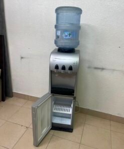 Hitachi Top-Loading Water Dispenser – Silver Freestanding Cooler with Hot, Cold & Room Temperature Taps, Compressor Cooling & Bottom Storage Cabinet - Image 8