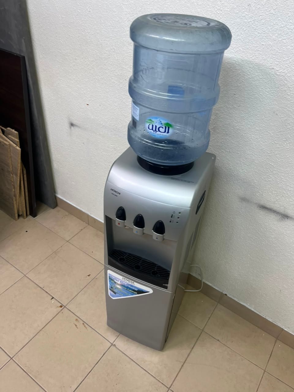 Hitachi Top-Loading Water Dispenser – Silver Freestanding Cooler with Hot, Cold & Room Temperature Taps, Compressor Cooling & Bottom Storage Cabinet - Image 12