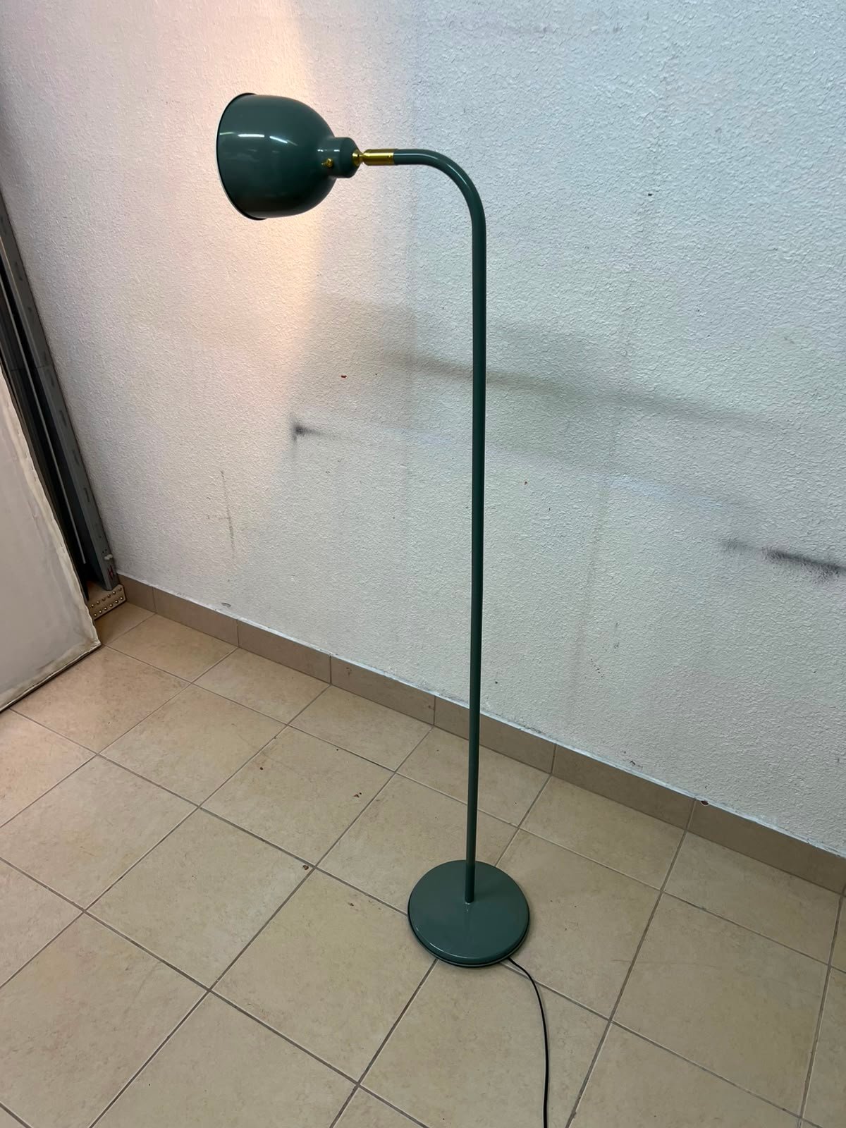 IKEA RÖDFLIK floor reading lamp in grey-green - Image 6