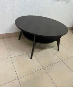 This JAKOBSFORS coffee table from IKEA is made of dyed oak veneer.