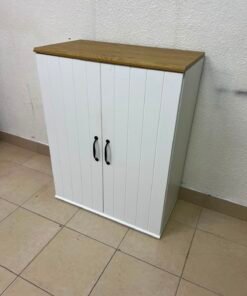 This is the SKRUVBY wardrobe with white doors, measuring 70x90 cm, from IKEA. - Image 2