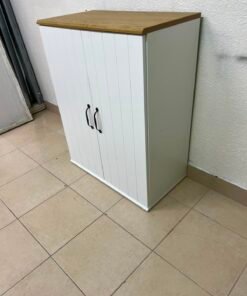This is the SKRUVBY wardrobe with white doors, measuring 70x90 cm, from IKEA. - Image 3