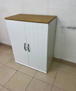 This is the SKRUVBY wardrobe with white doors, measuring 70x90 cm, from IKEA. - Image 7