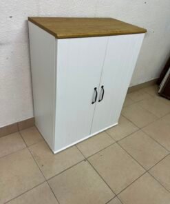 This is the SKRUVBY wardrobe with white doors, measuring 70x90 cm, from IKEA. - Image 9