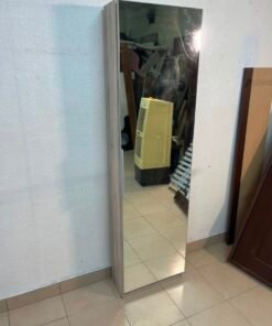 Shoe cabinet with mirrored doors - Image 6