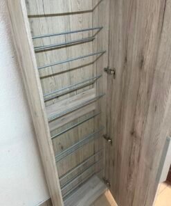 Shoe cabinet with mirrored doors - Image 5