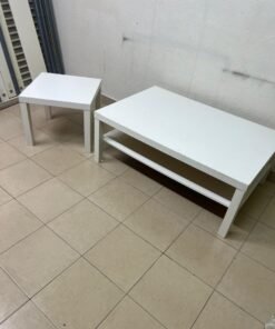IKEA LACK tables in white (coffee table and matching side table) - Image 3