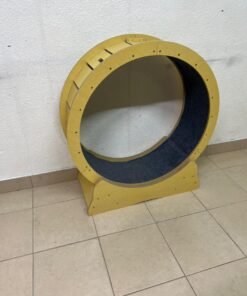 This wooden exercise wheel for cats is designed for indoor use to help cats burn energy and stay fit. - Image 4