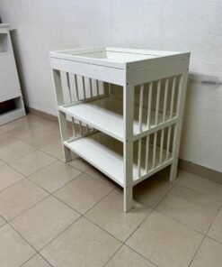 This GULLIVER table from IKEA comes in white and features practical storage shelves and a sturdy wooden design. - Image 3