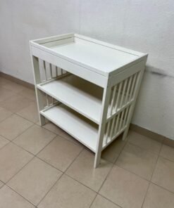 This GULLIVER table from IKEA comes in white and features practical storage shelves and a sturdy wooden design. - Image 4