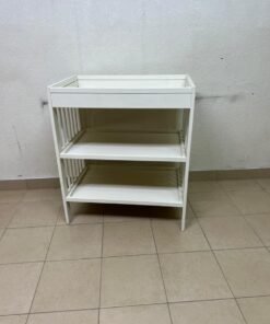 This GULLIVER table from IKEA comes in white and features practical storage shelves and a sturdy wooden design. - Image 7