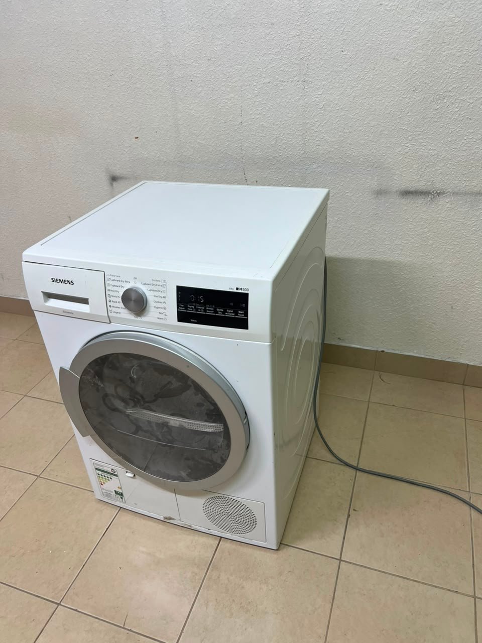 Siemens iQ500 9 kg Heat Pump Dryer – White Front Load Condenser Tumble Dryer - Image 2