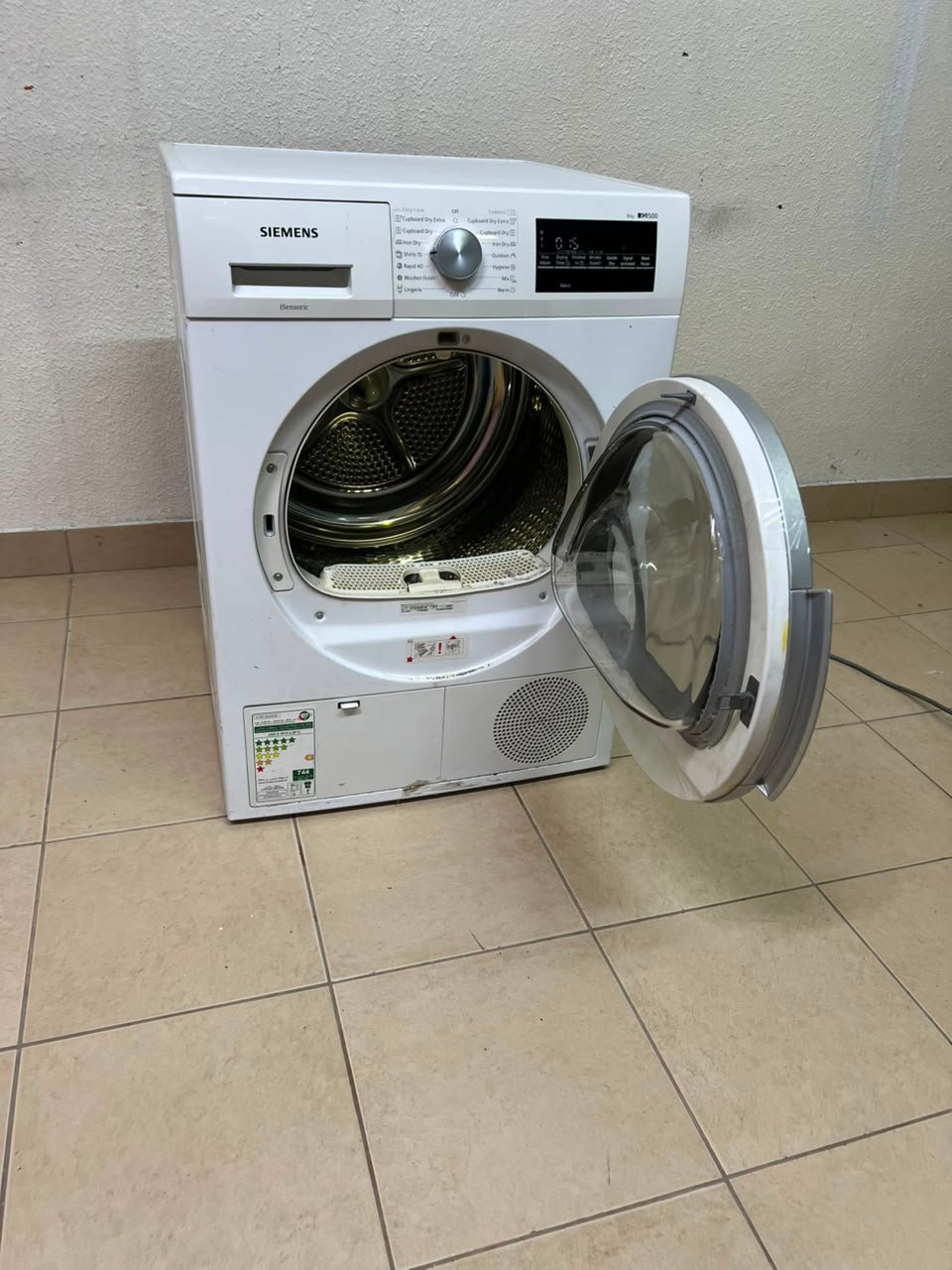 Siemens iQ500 9 kg Heat Pump Dryer – White Front Load Condenser Tumble Dryer - Image 3