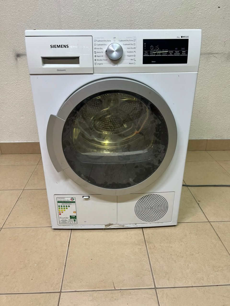 Siemens iQ500 9 kg Heat Pump Dryer – White Front Load Condenser Tumble Dryer - Image 5