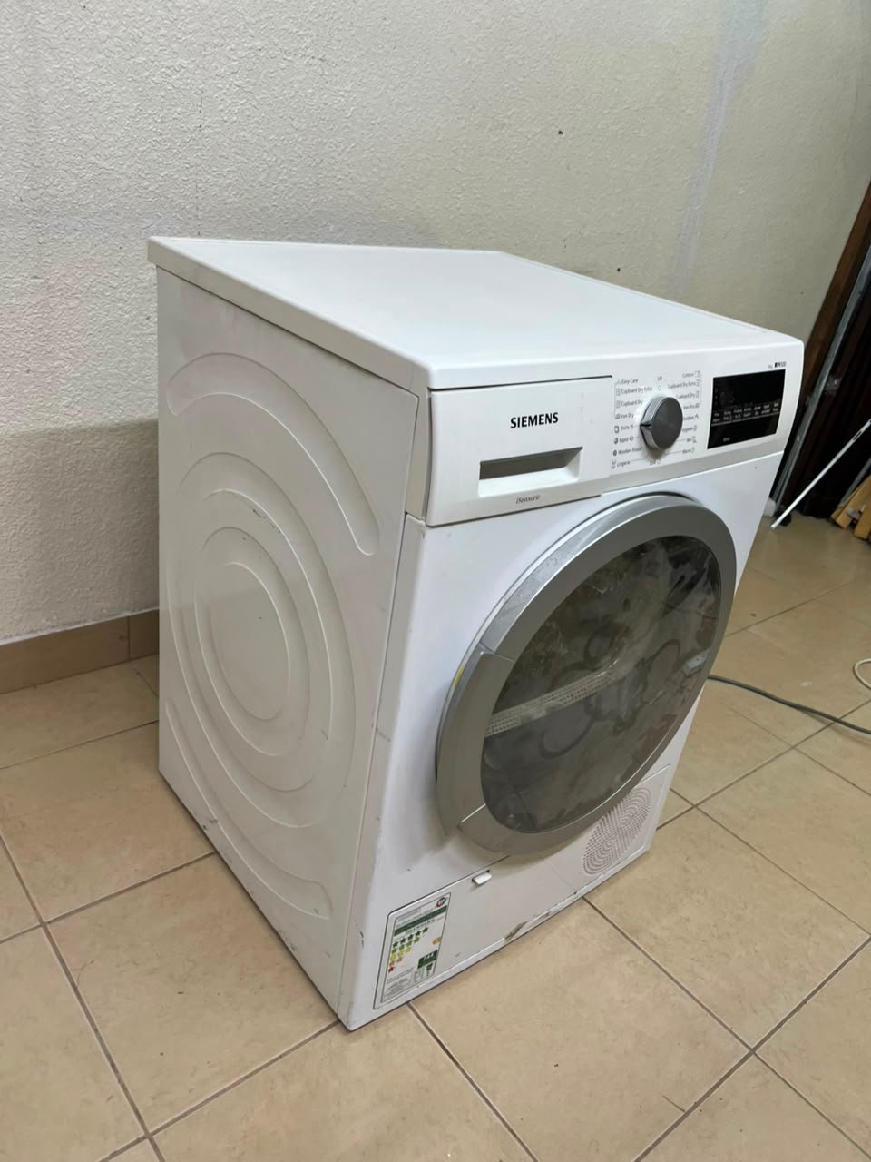 Siemens iQ500 9 kg Heat Pump Dryer – White Front Load Condenser Tumble Dryer - Image 9