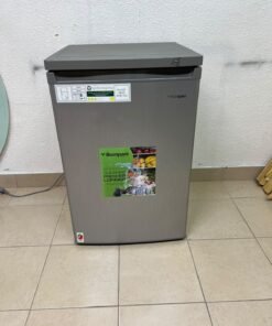 Bompani small single-door upright freezer (Model BUF245S), featuring a silver finish, compact design, and a capacity of approximately 85 to 92 liters. - Image 10