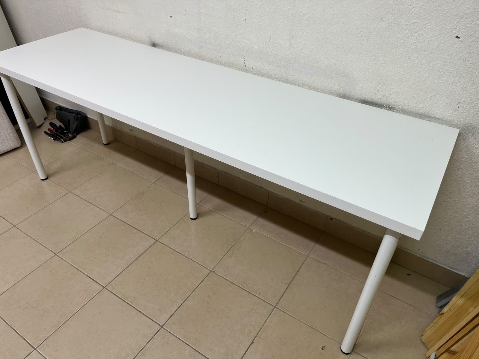 IKEA LAGKAPTEN / ADILS desk in white. - Image 13