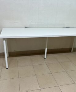 IKEA LAGKAPTEN / ADILS desk in white. - Image 6
