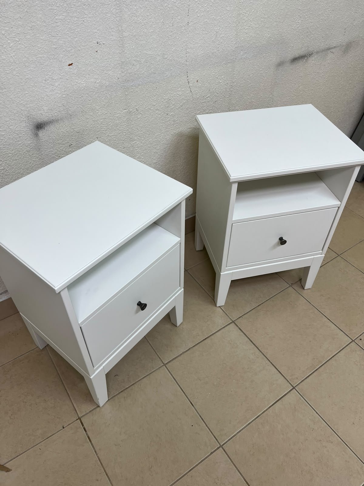 IKEA IDANÄS white bedside table, - Image 11