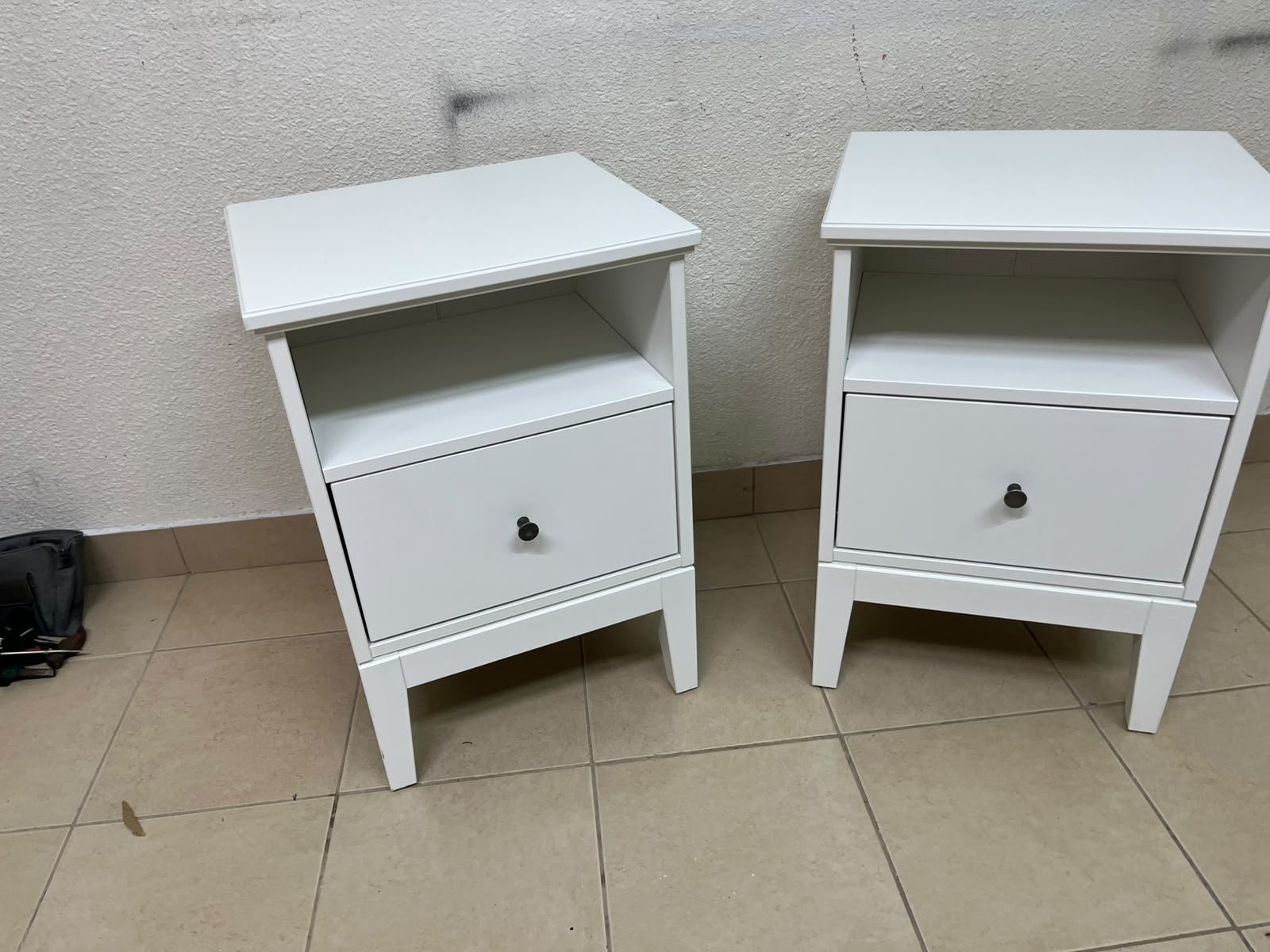 IKEA IDANÄS white bedside table,