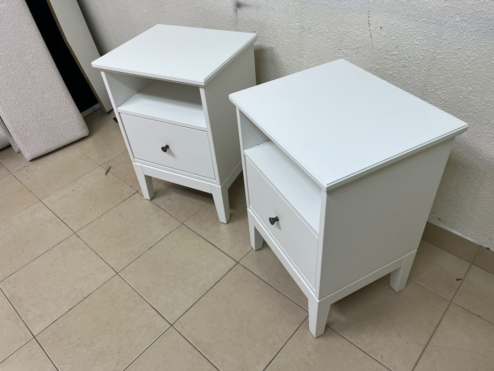 IKEA IDANÄS white bedside table, - Image 4