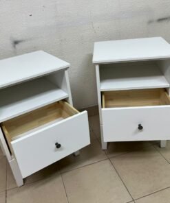 IKEA IDANÄS white bedside table, - Image 7