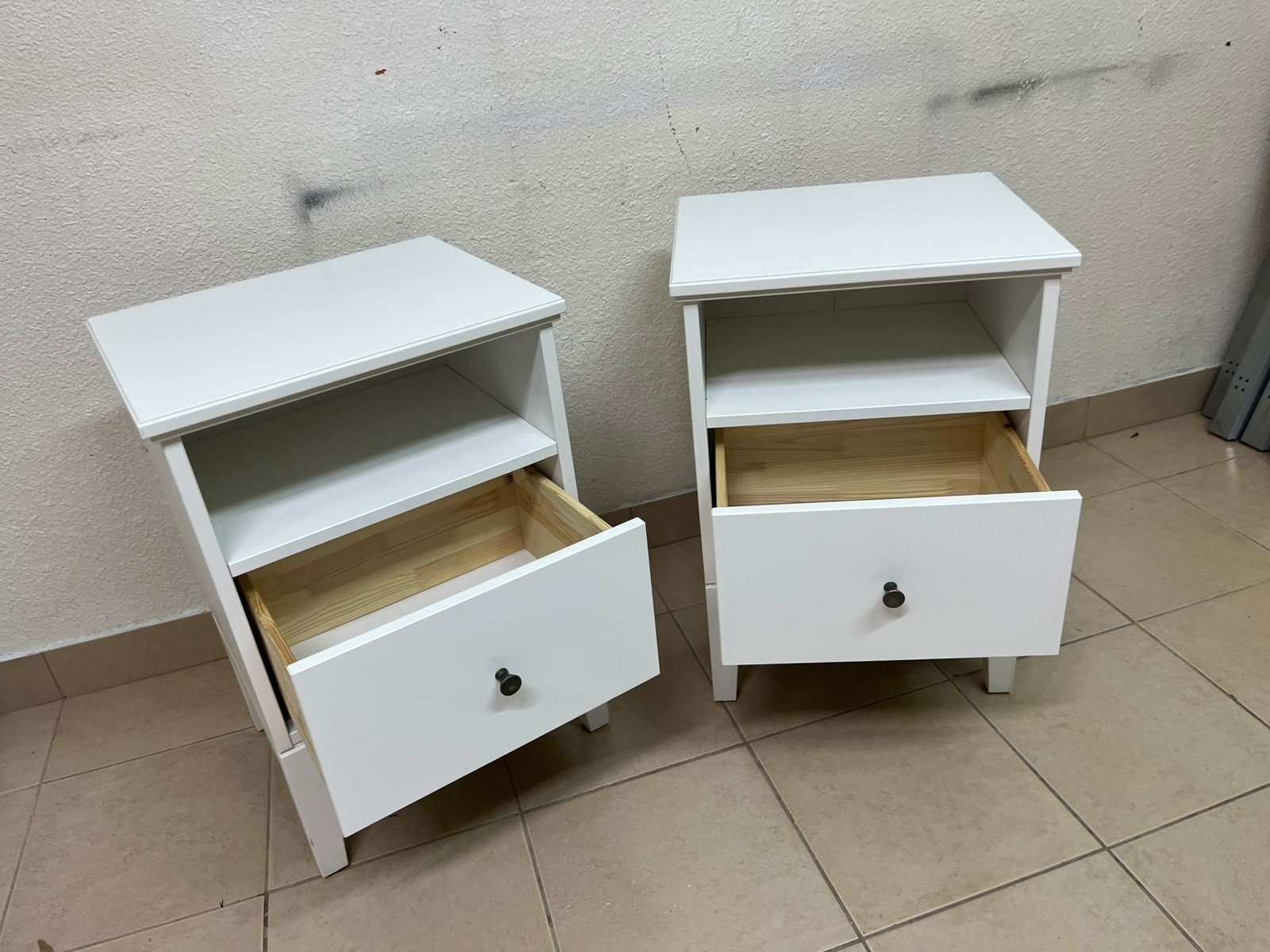 IKEA IDANÄS white bedside table, - Image 7