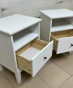 IKEA IDANÄS white bedside table, - Image 8