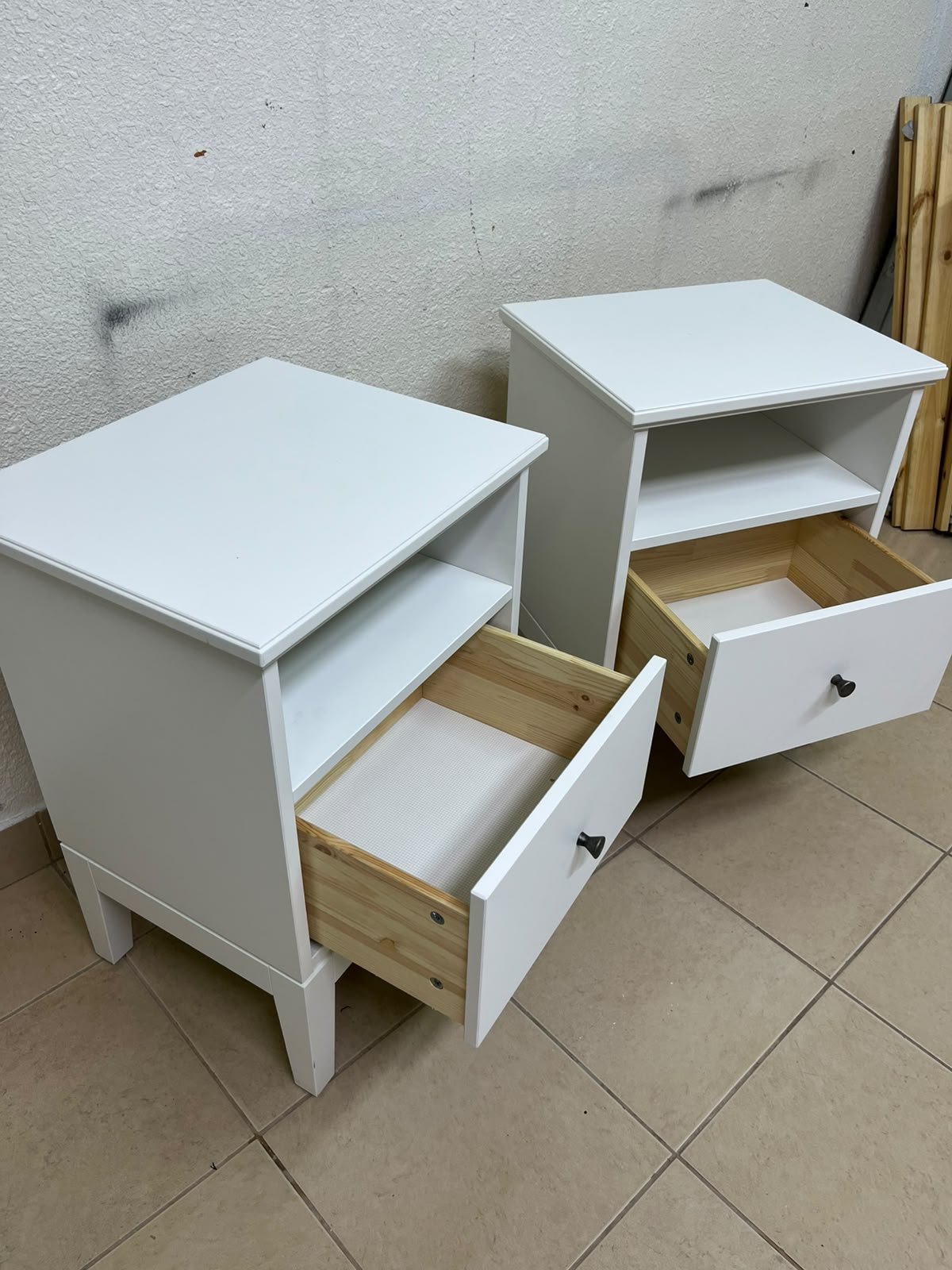 IKEA IDANÄS white bedside table, - Image 12