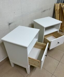 IKEA IDANÄS white bedside table, - Image 2
